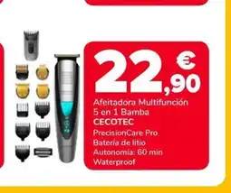 Supeco CECOTEC Afeitadora Multifunción 5 en 1 Bamba oferta