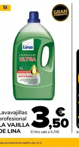 Supeco LA VAJILLA DE LINA Lavavajillas profesional oferta