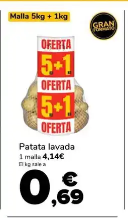 Supeco Patata lavada oferta