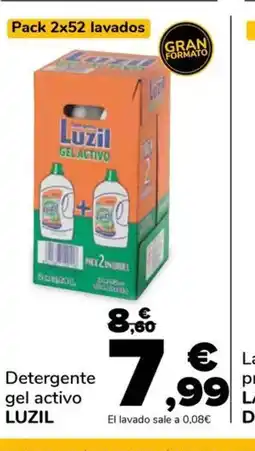 Supeco LUZIL Detergente gel activo oferta