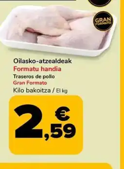 Supeco Oilasko-atzealdeak oferta