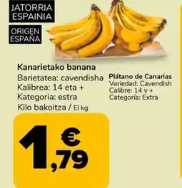Supeco Kanarietako banana oferta
