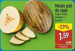 ALDI Melón piel de sapo oferta
