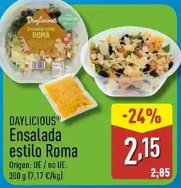 ALDI DAYLICIOUS Ensalada estilo Roma oferta