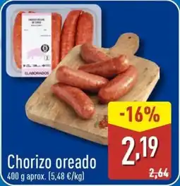 ALDI Chorizo oreado oferta