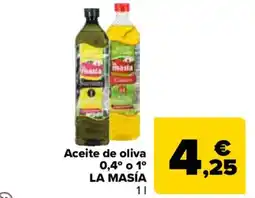 Carrefour Express LA MASÍA Aceite de oliva 0,4° o 1° oferta