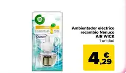 Carrefour Express AIR WICK Ambientador eléctrico recambio Nenuco oferta