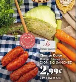 Gadis DIONISIO SÁNCHEZ Chorizo Dulce Duroc Zamorano oferta