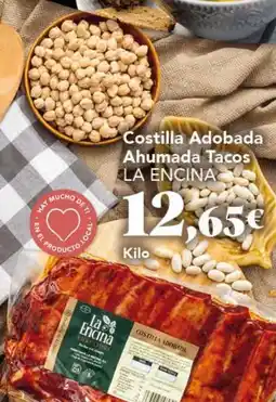 Gadis LA ENCINA Costilla Adobada Ahumada Tacos oferta