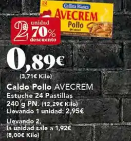 Gadis AVECREM Caldo Pollo Estuche 24 Pastillas oferta