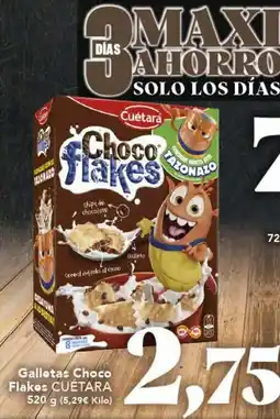 Gadis CUETARA Galletas Choco Flakes oferta