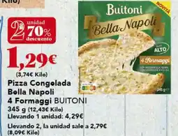 Gadis BUITONI Pizza Congelada Bolla Napoli 4 Formaggi oferta
