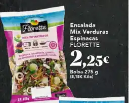 Gadis FLORETTE Ensalada Mix Verduras Espinacas oferta