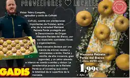 Gadis Manzana Roinota Parda del Bierzo oferta