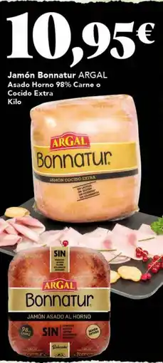 Gadis ARGAL Jamón Bonnatur Asado Horno 98% Carne o Cocido Extra oferta