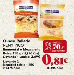 Gadis RENY PICOT Queso Rallado oferta