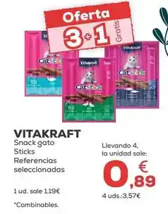 Kiwoko Vitakraft - snack gato sticks oferta