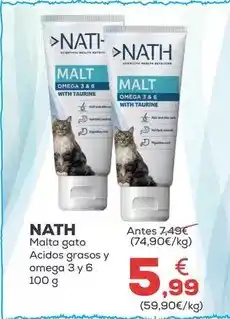 Kiwoko Nath - malta gato acidos grasos y omega 3 y 6 oferta