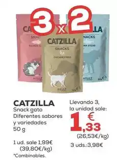 Kiwoko Catzilla - snack gato oferta