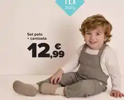 Carrefour Tex - set peto + camiseta oferta