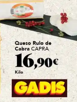 Gadis CAPRA Queso Rulo de Cabra oferta
