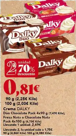 Gadis DALKY Croma Dúo Chocolate Fresa Nata o Chocolate Nata oferta