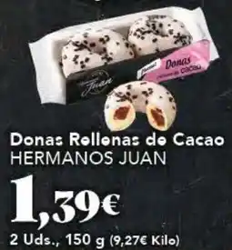Gadis HERMANOS JUAN Donas Rollenas de Cacao oferta