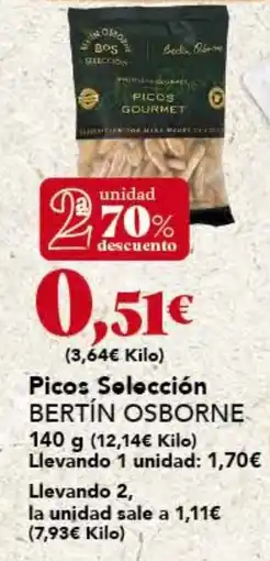 Gadis BERTÍN OSBORNE Picos Solección oferta