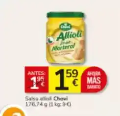 Consum Chovi - salsa allioli oferta