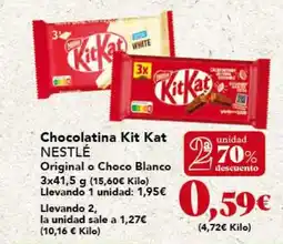 Gadis NESTLÉ Chocolatina Kit Kat oferta