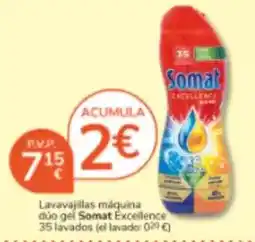 Consum Somat - lavavajillas máquina dúo gel oferta