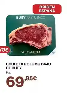 El Corte Inglés Origen - chuleta de lomo bajo de buey oferta