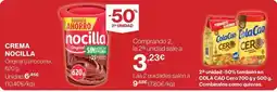 El Corte Inglés Nocilla - crema oferta