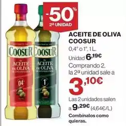 El Corte Inglés Coosur - aceite de oliva oferta