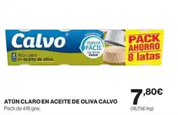 El Corte Inglés Calvo - atun claro en aceite de oliva oferta