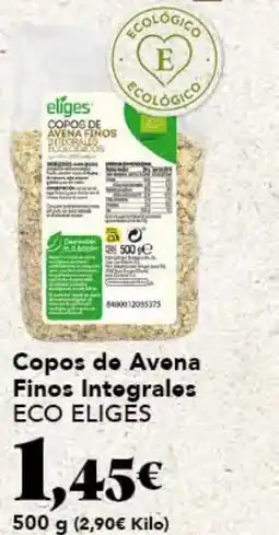 Gadis ECO ELIGES Copos de Avona Finos Integrales oferta