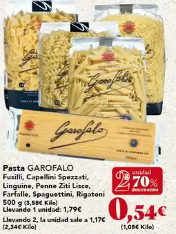 Gadis GAROFALO Pasta Fusilli, Capellini Spezzati, Linguine, Penne Ziti Lisce, Farfalle, Spaguettini, Rigatoni oferta