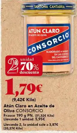Gadis CONSORCIO Atún Claro en Aceite de Oliva oferta