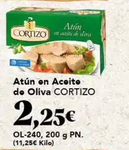 Gadis CORTIZO Atún en aceite de Oliva oferta