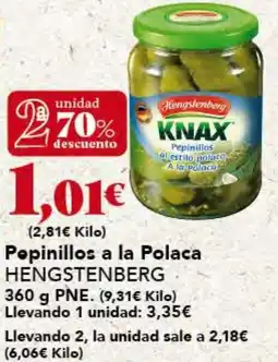 Gadis HENGSTENBERG Popinillos a la Polaca oferta