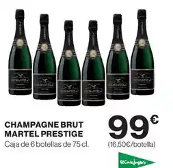 El Corte Inglés Prestige - champagne brut oferta