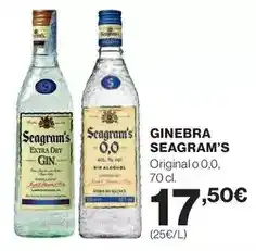 El Corte Inglés Seagram's - ginebra oferta