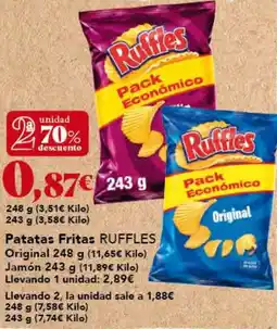 Gadis RUFFLES Patatas Fritas oferta