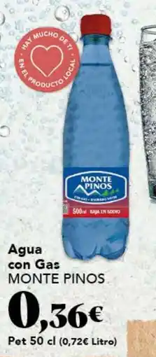 Gadis MONTE PINOS Agua con Gas oferta