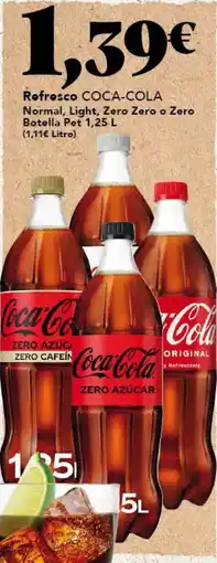 Gadis COCA-COLA Refresco Normal, Light, Zero Zero o Zero oferta