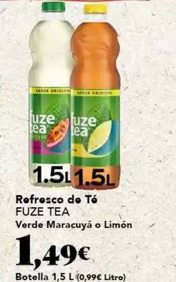 Gadis FUZE TEA Refresco do Tó Verde Maracuyá o Limón oferta