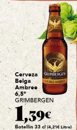 Gadis GRIMBERGEN Cerveza belga Ambree oferta