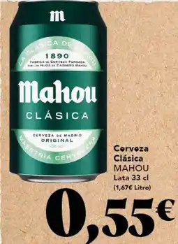 Gadis MAHOU Cerveza Clásica oferta
