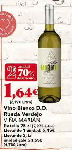 Gadis VIÑA MARIÁN Vino Blanco D.O. Rueda Vordojo oferta