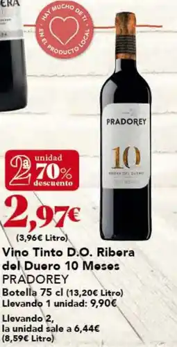 Gadis PRADOREY Vino Tinto D.O. Ribera del Duero 10 Moses oferta